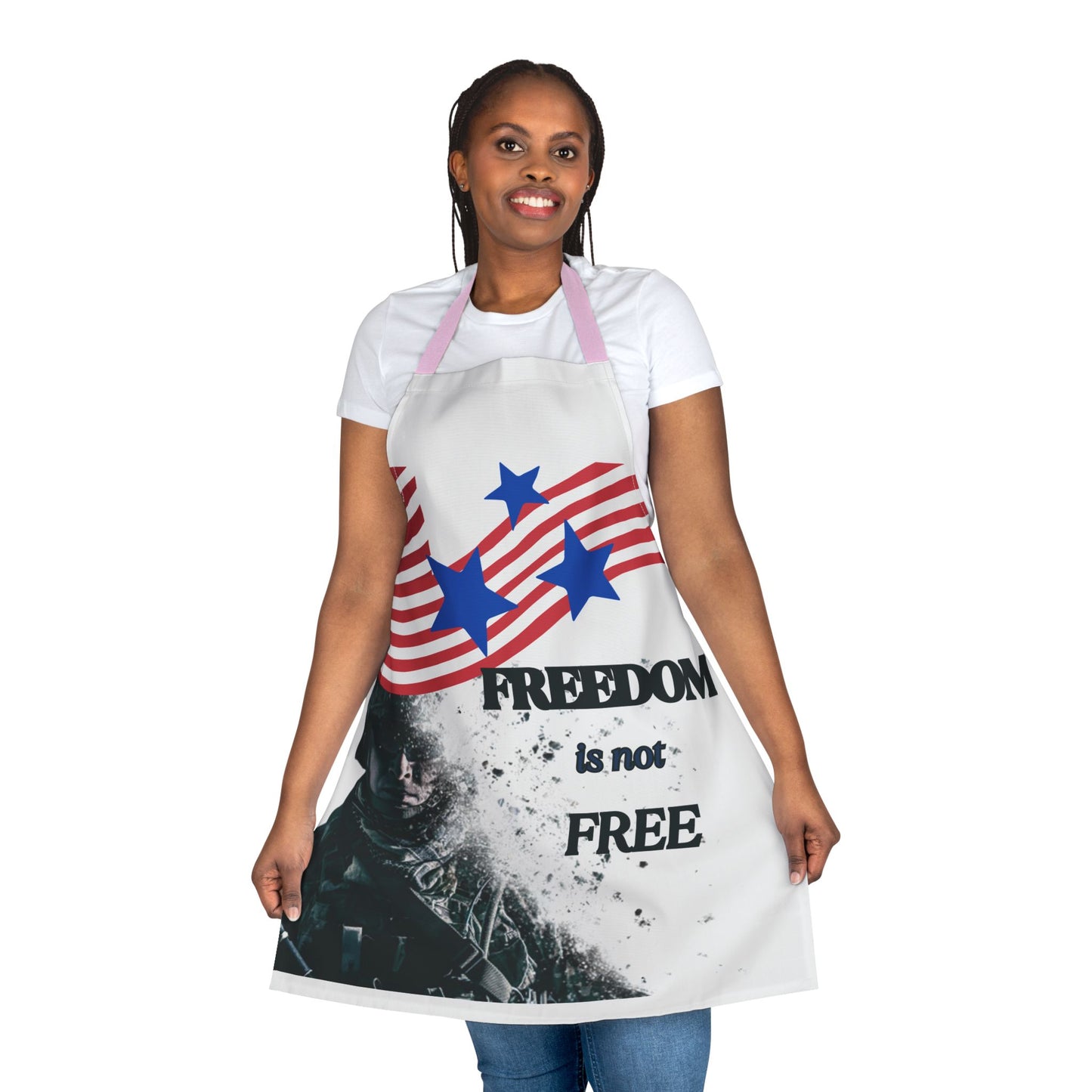 'Freedom is Not Free' - Ideal for Gift, Cooking, BBQ, Grilling, Independence Day, Veteran's Day