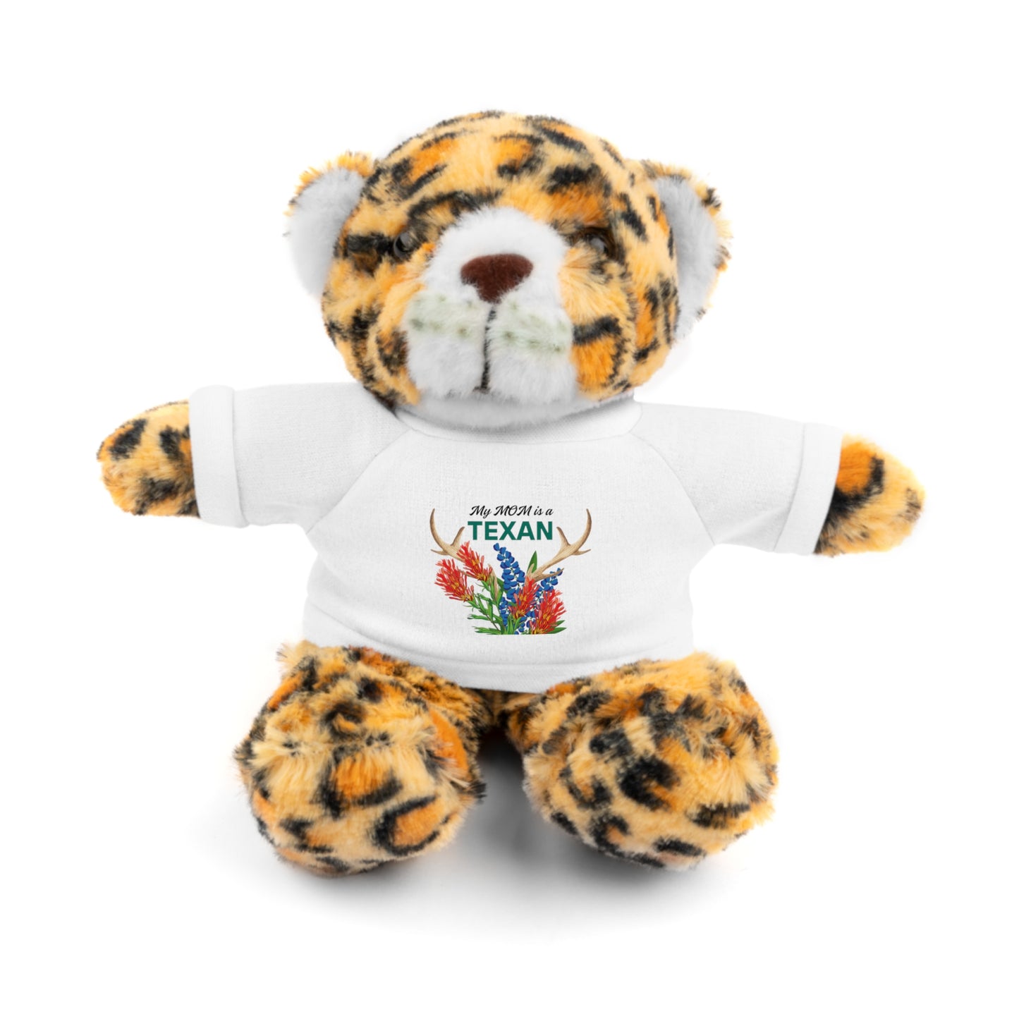 Texas MOM-Themed Stuffed Animal with Tee - Perfect Gift for Kids and Collectors