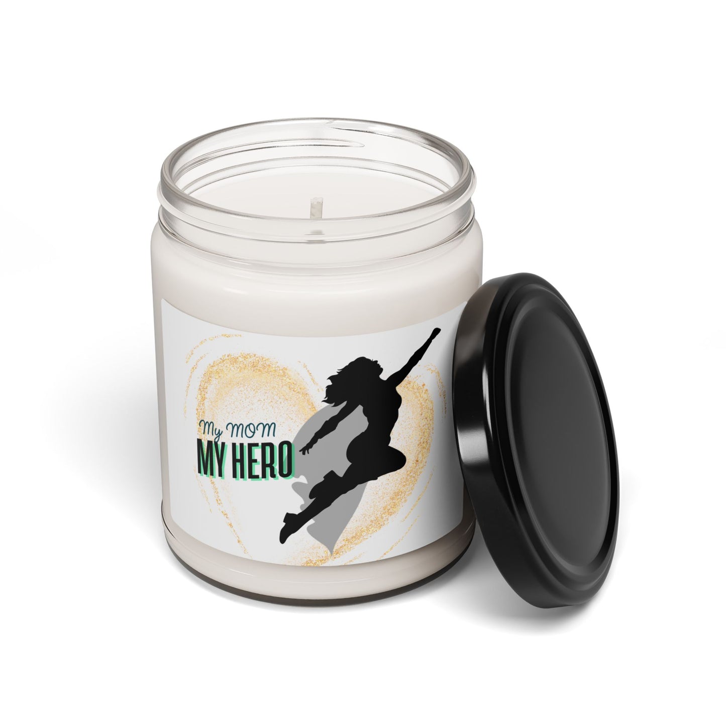 My Mom, My Hero Scented Soy Candle - 9oz | Perfect Gift for Mother's Day & Special Occasions
