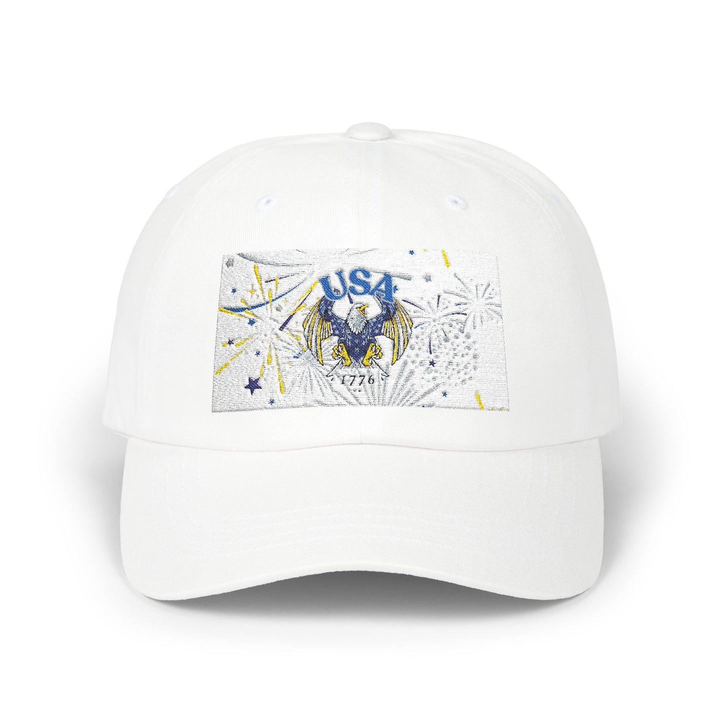 USA Great Eagle Classic Dad Cap, Casual Hat, Adjustable Dad Hat, Gift for Father's Day, Summer Accessory, Patriotic Style