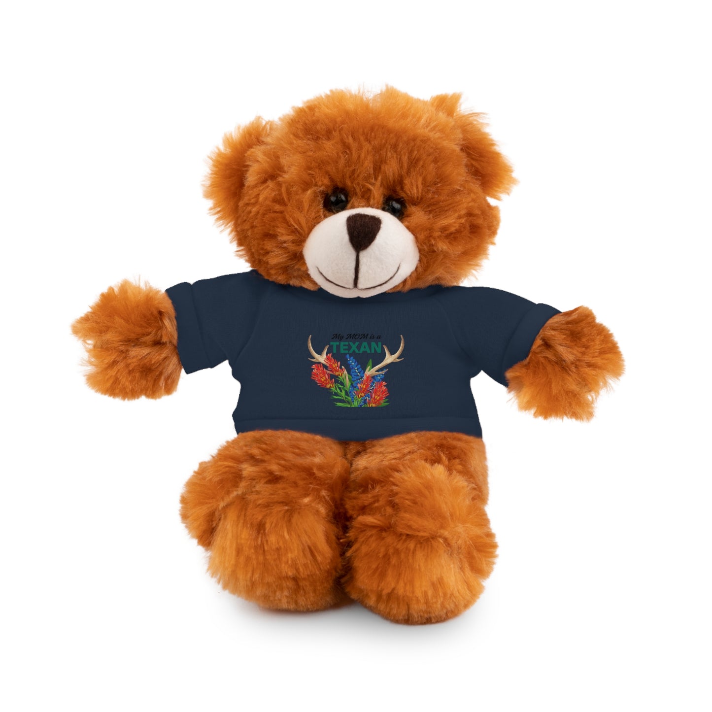 Texas MOM-Themed Stuffed Animal with Tee - Perfect Gift for Kids and Collectors