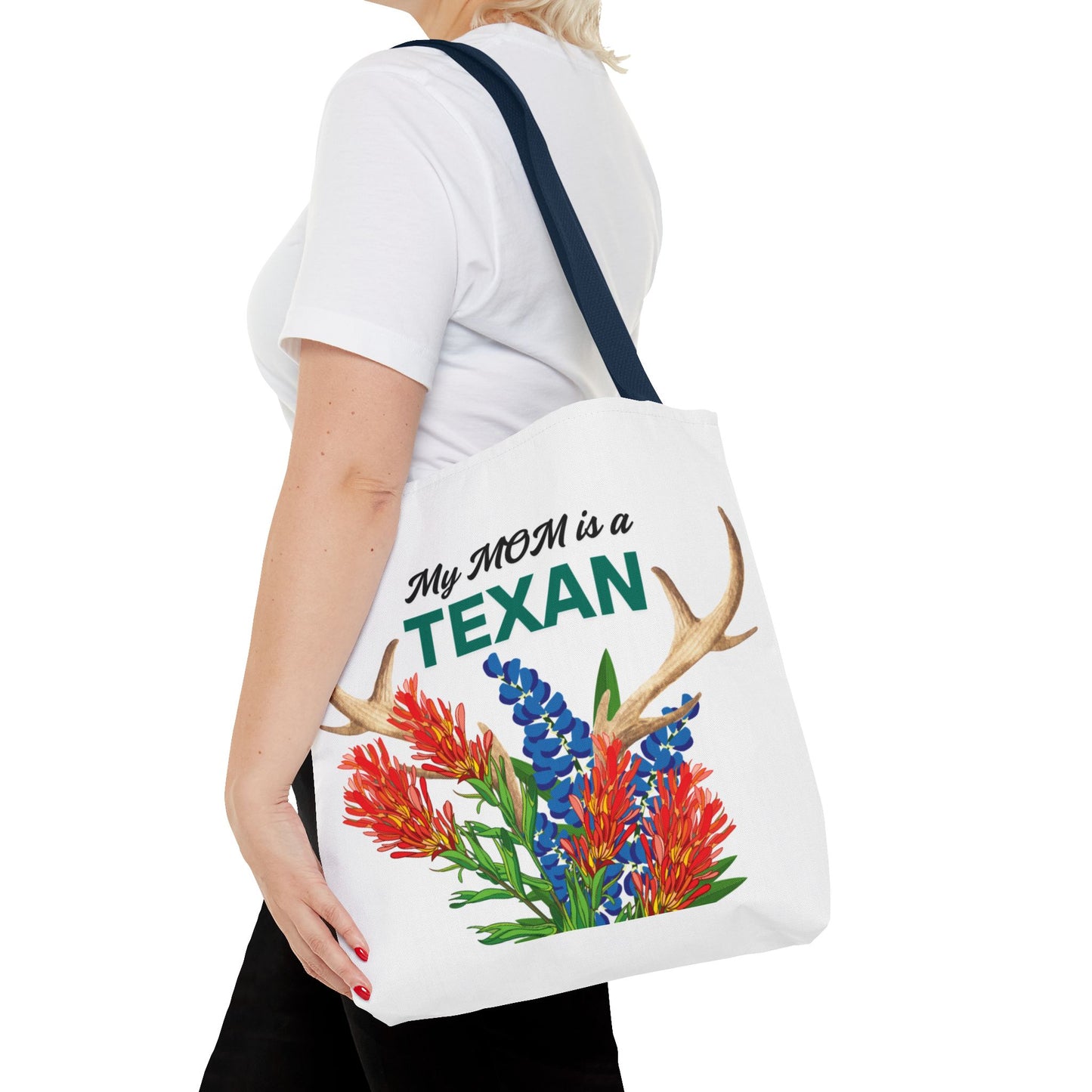 Texas MOM Floral Tote Bag - Perfect for Mother's Day or Southwestern Style Lovers