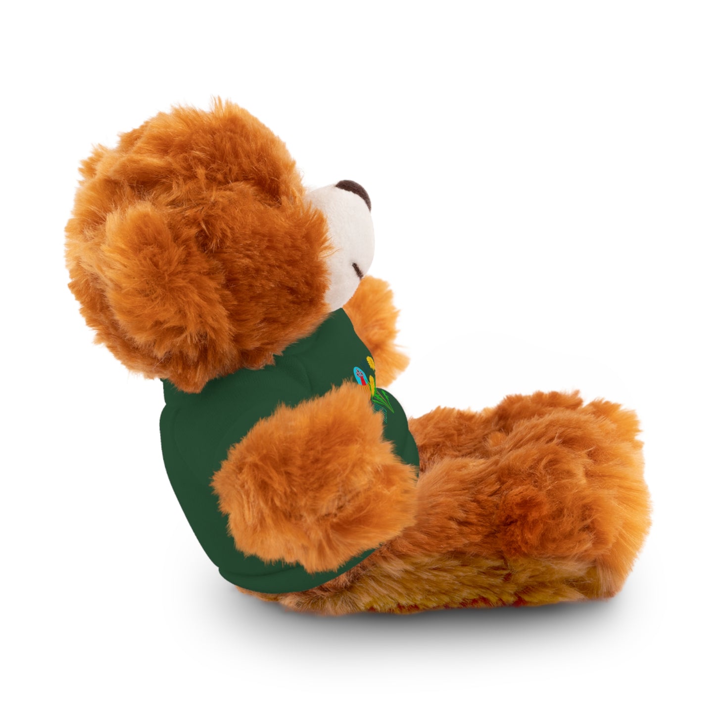 MOM is my Hero Stuffed Animal Tee Bear - Perfect Gift for Kids & Celebrations