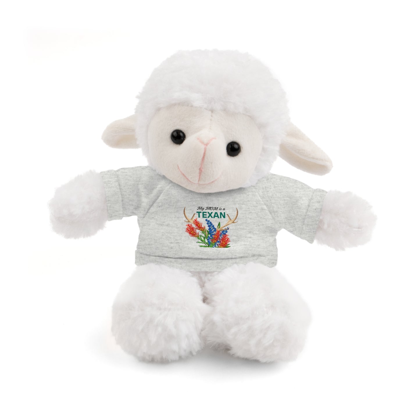 Texas MOM-Themed Stuffed Animal with Tee - Perfect Gift for Kids and Collectors