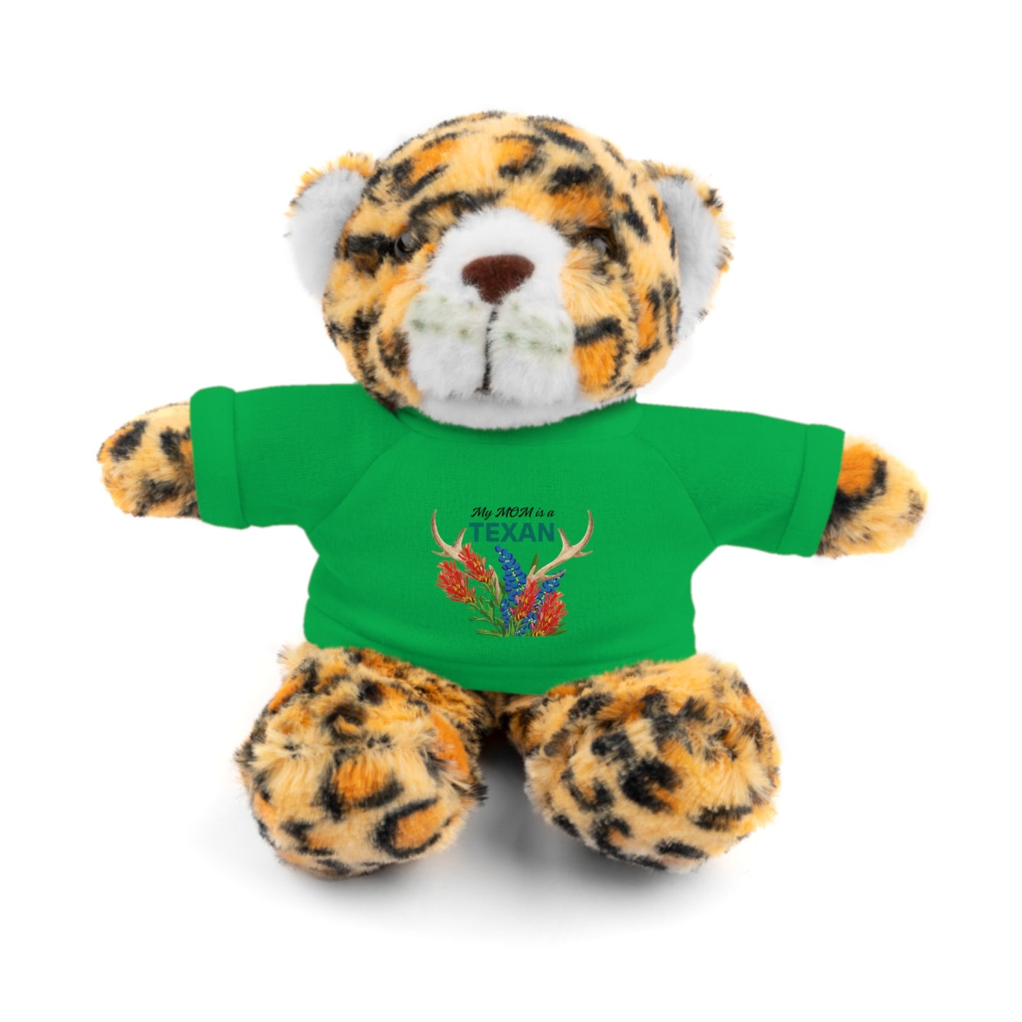 Texas MOM-Themed Stuffed Animal with Tee - Perfect Gift for Kids and Collectors