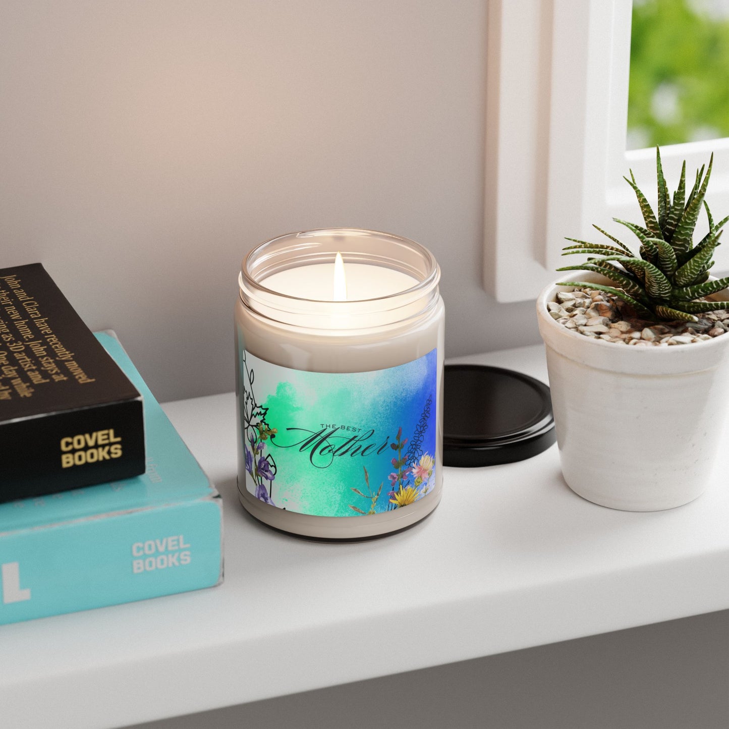 Best MOM Scented Soy Candle - Perfect Gift for Mom