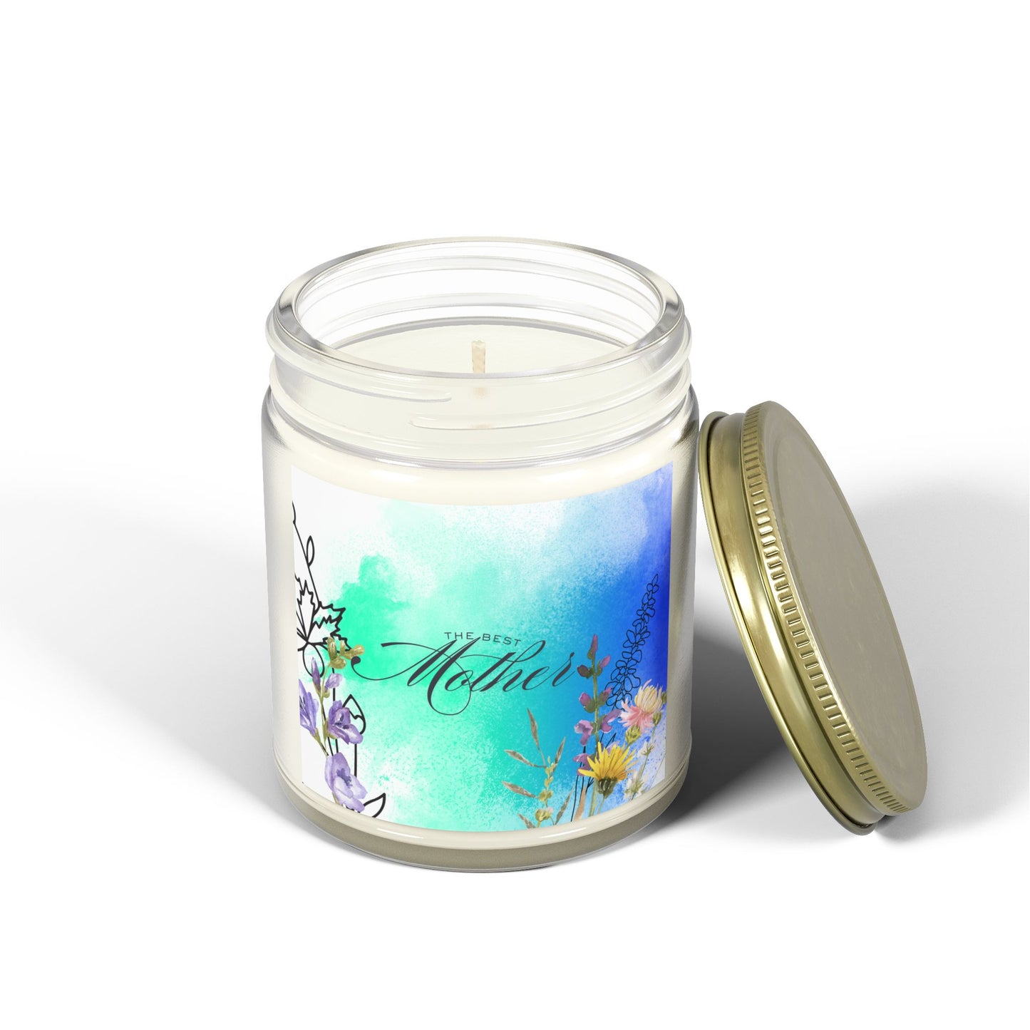 Best Mom Scented Candle - Coconut Apricot Wax (4oz, 9oz)