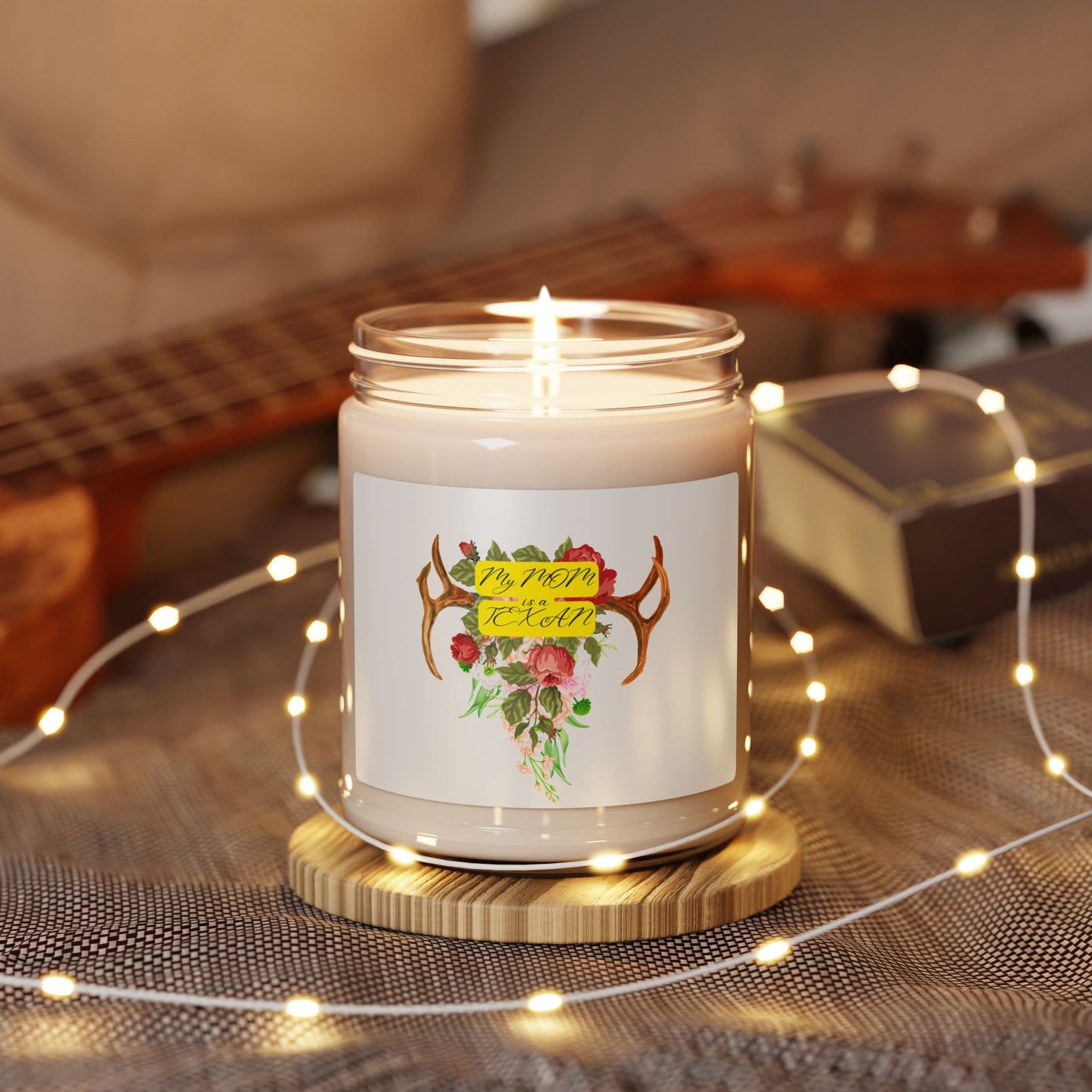 My MOM is a Texan Soy Candle for Mom | 9oz Decorative Jar