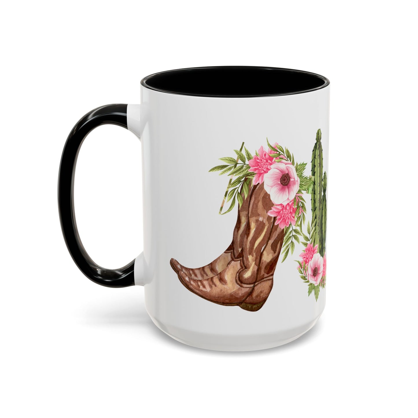 Texas MOM Accent Coffee Mug - Vibrant Floral Design for Mothers Day