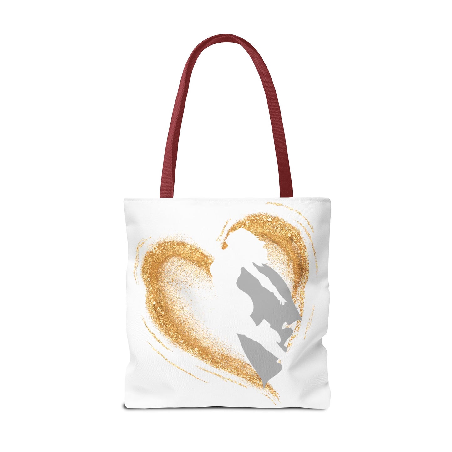 My Mom, My Hero Tote Bag - Heart Design for Mother's Day and Everyday Use