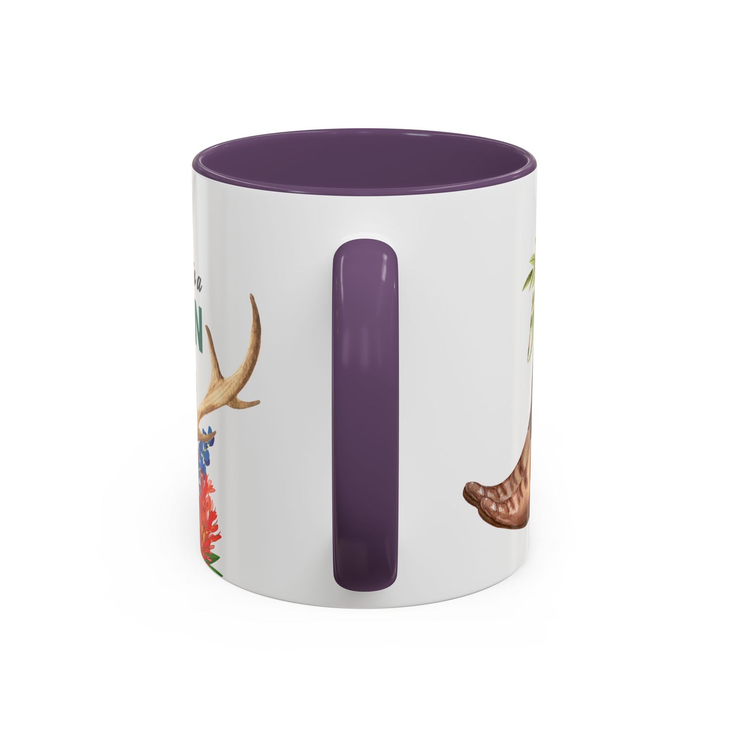Texas MOM Accent Coffee Mug - Vibrant Floral Design for Mothers Day