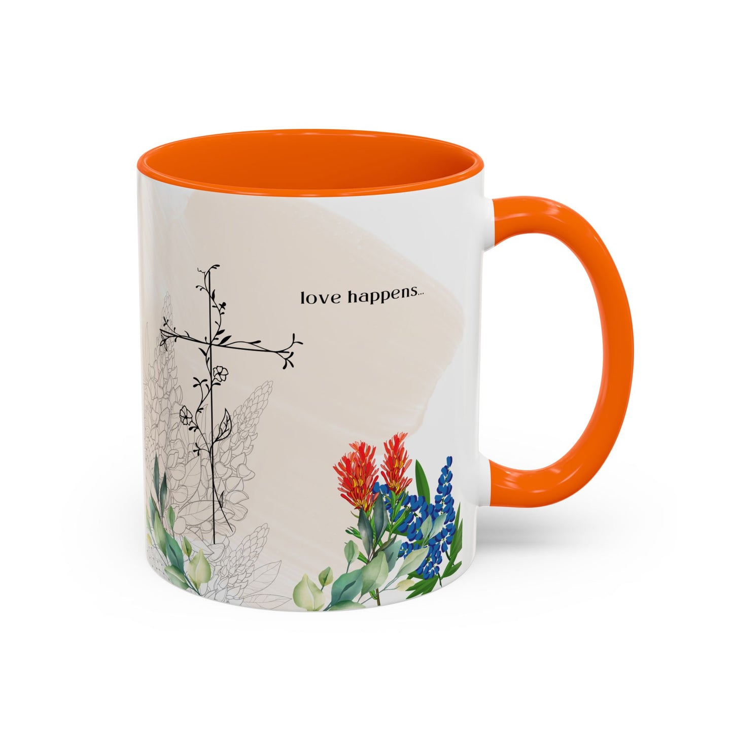Love Happens Coffee Mug - 11oz & 15oz, Perfect Gift for Home & Special Occasions
