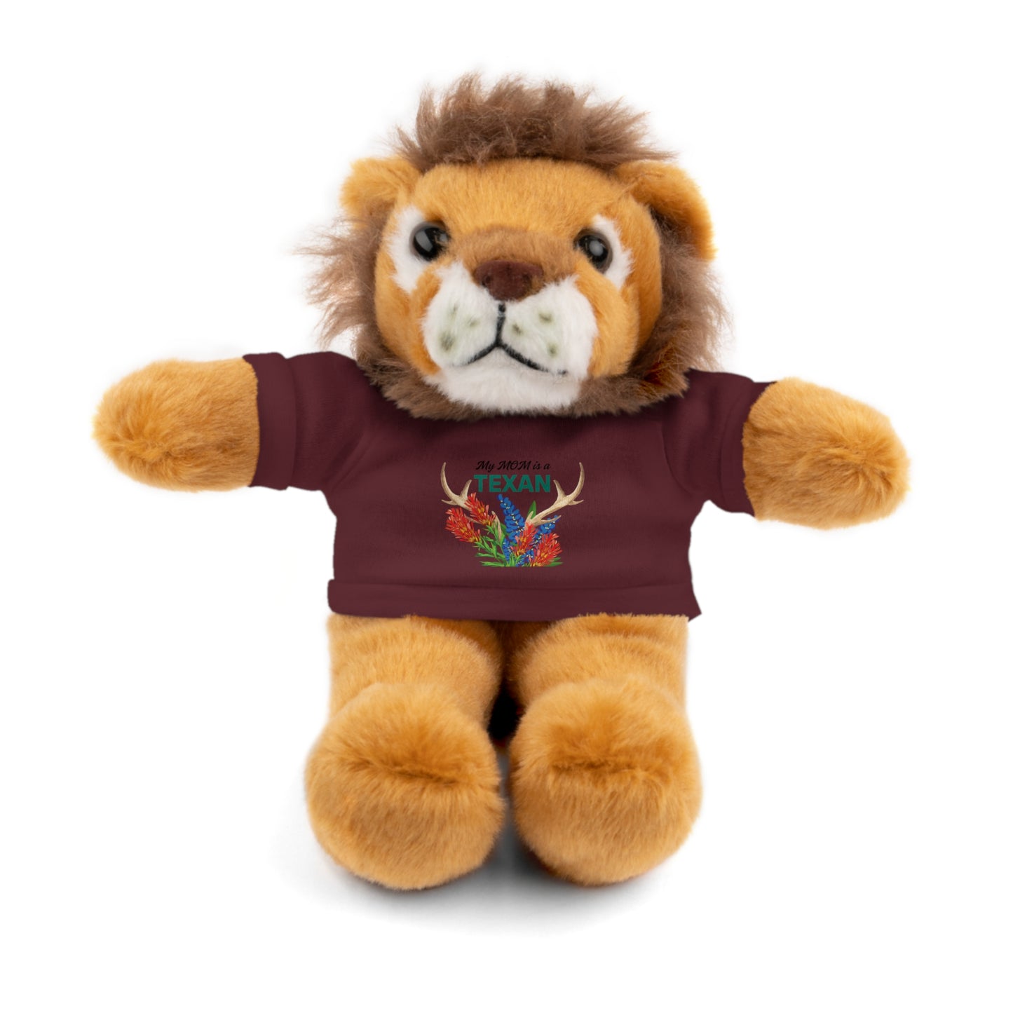 Texas MOM-Themed Stuffed Animal with Tee - Perfect Gift for Kids and Collectors