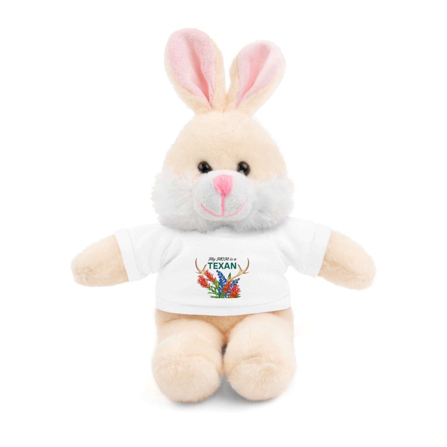 Texas MOM-Themed Stuffed Animal with Tee - Perfect Gift for Kids and Collectors
