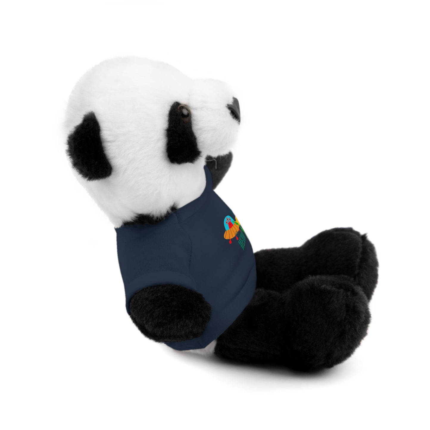 MOM is my Hero Stuffed Animal Tee Bear - Perfect Gift for Kids & Celebrations