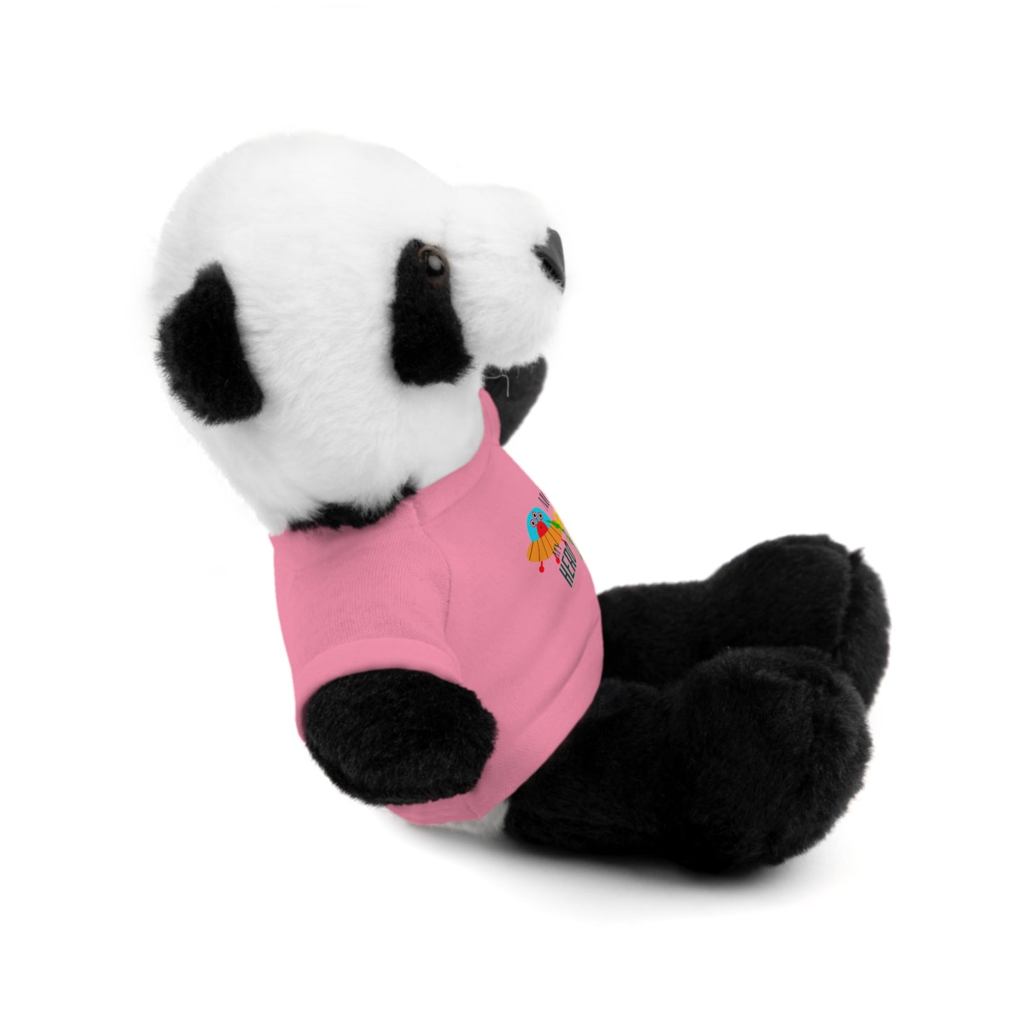 MOM is my Hero Stuffed Animal Tee Bear - Perfect Gift for Kids & Celebrations