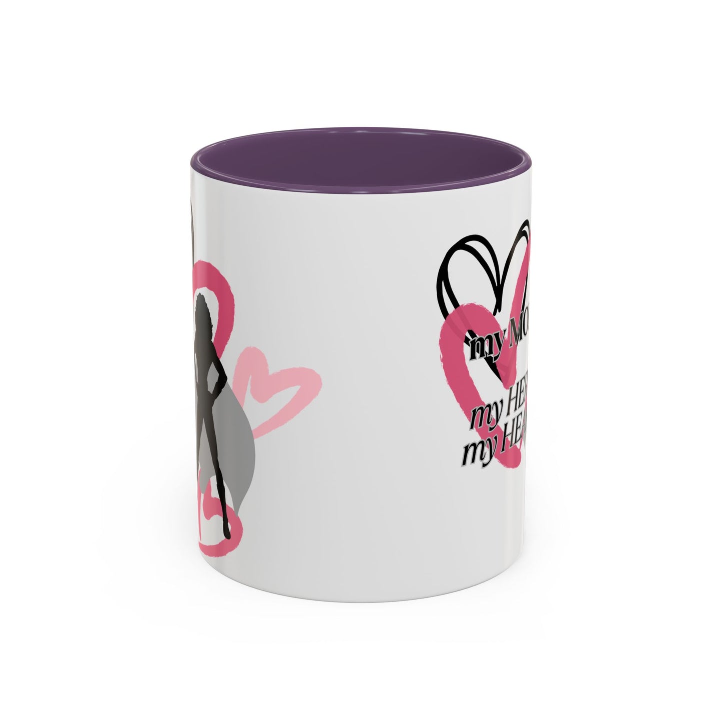 My Mom My Hero My Heart Coffee Mug - Heartfelt Gift for Mother's Day