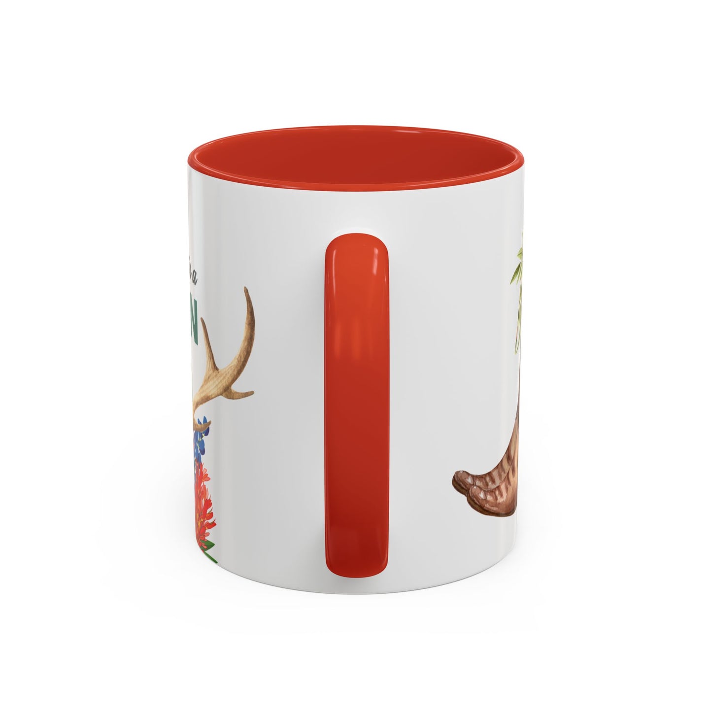 Texas MOM Accent Coffee Mug - Vibrant Floral Design for Mothers Day