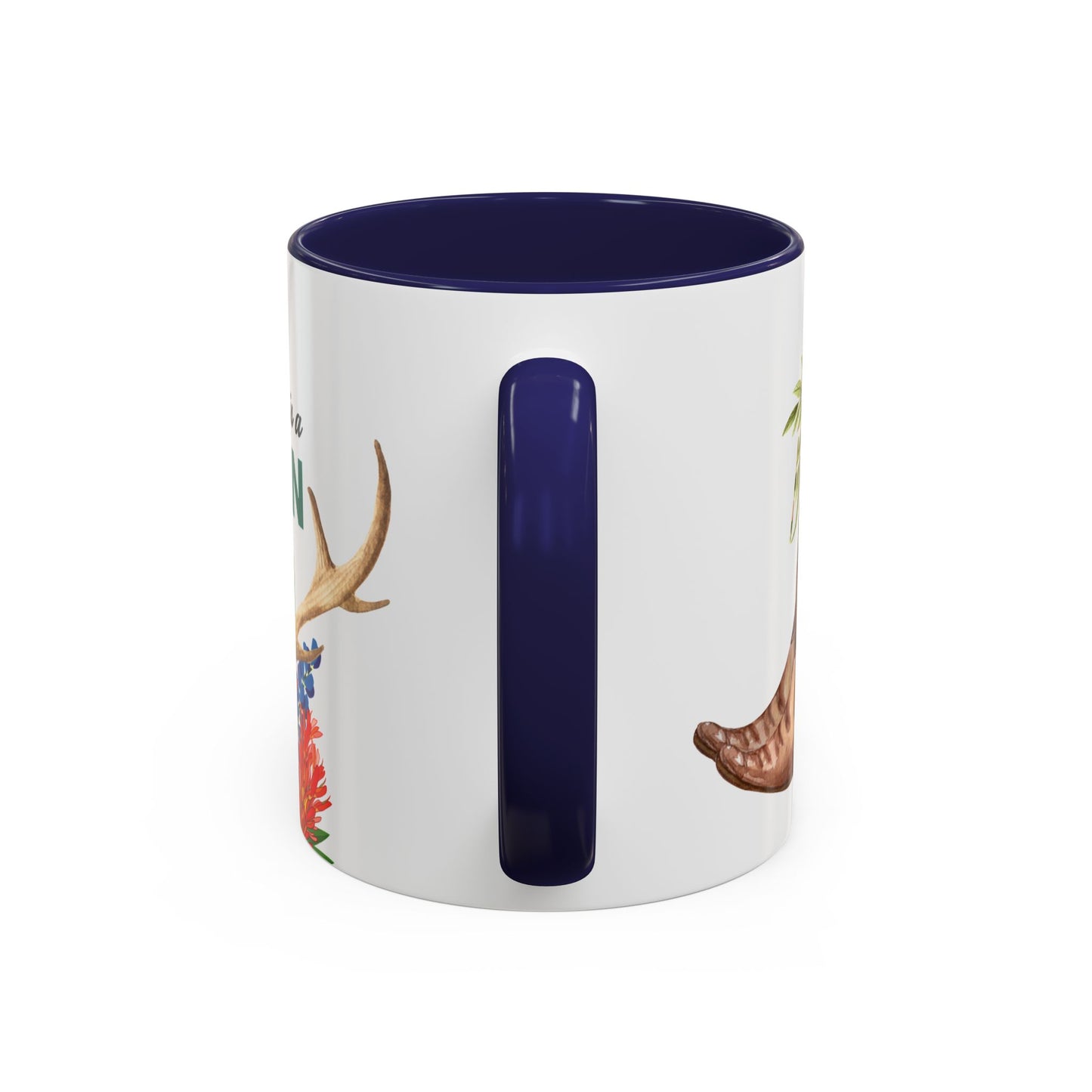 Texas MOM Accent Coffee Mug - Vibrant Floral Design for Mothers Day