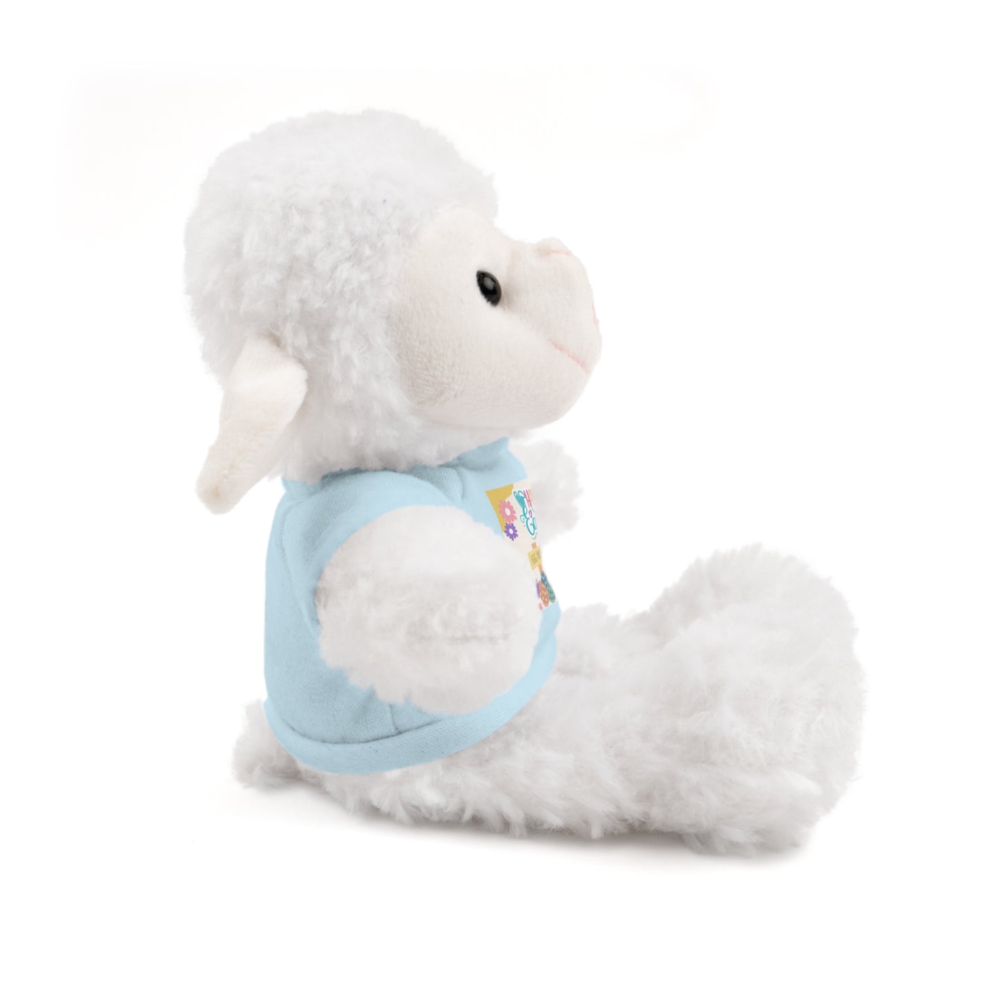 Happy Easter Stuffed Animal with T-Shirt