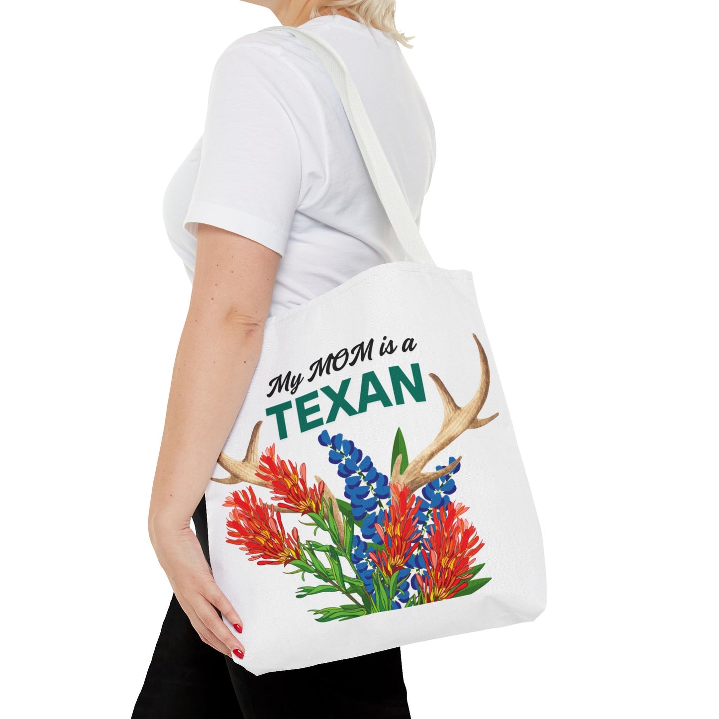 Texas MOM Floral Tote Bag - Perfect for Mother's Day or Southwestern Style Lovers