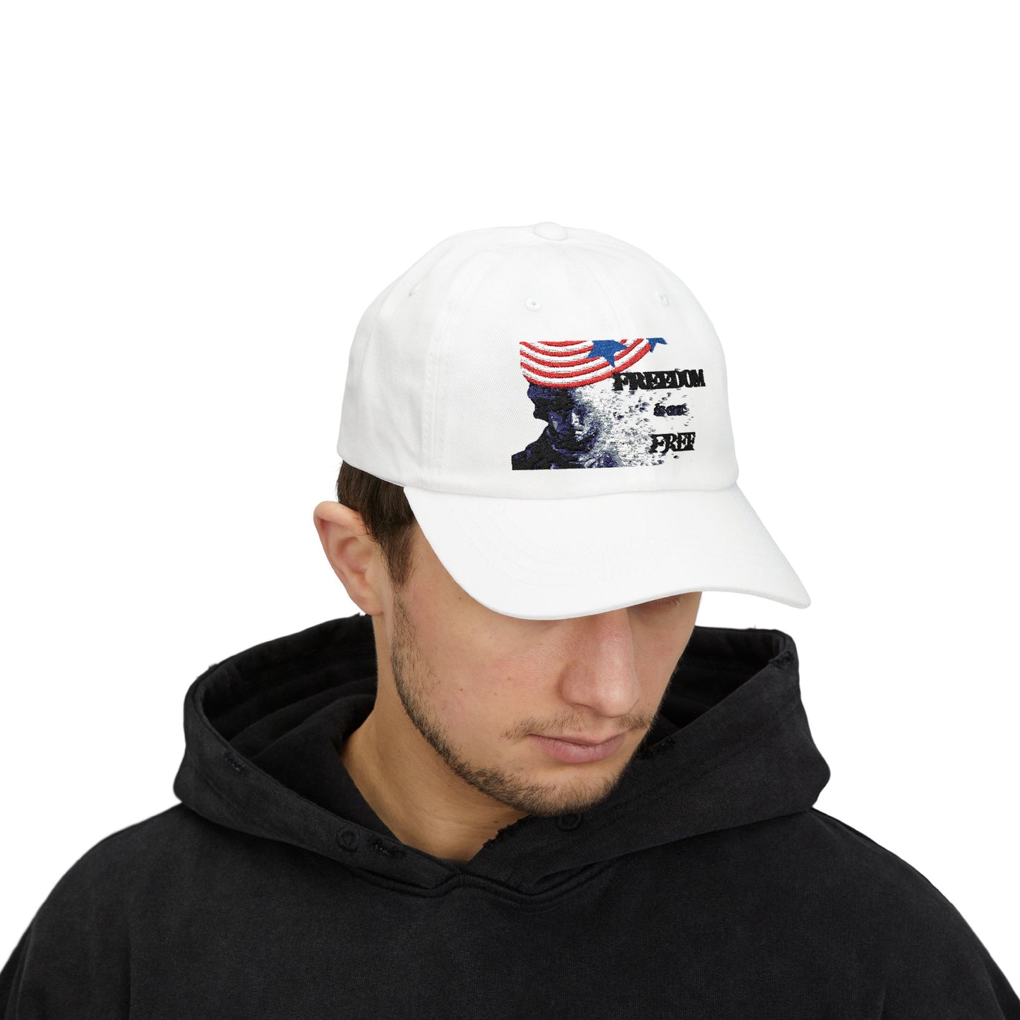 Freedom Is Not Free Hat, Gift for Father’s Day, USA Pride Accessory, Summer Casual Wear, Independence Day Cap