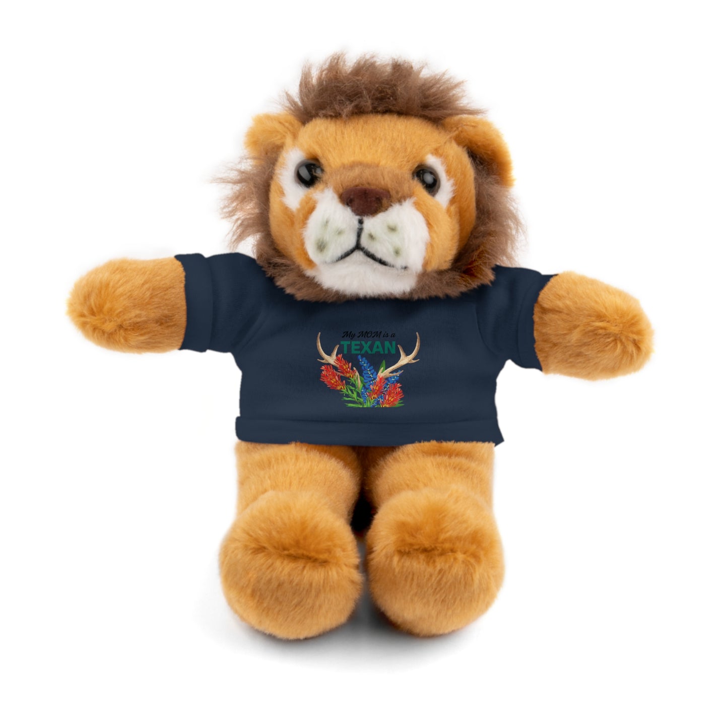 Texas MOM-Themed Stuffed Animal with Tee - Perfect Gift for Kids and Collectors
