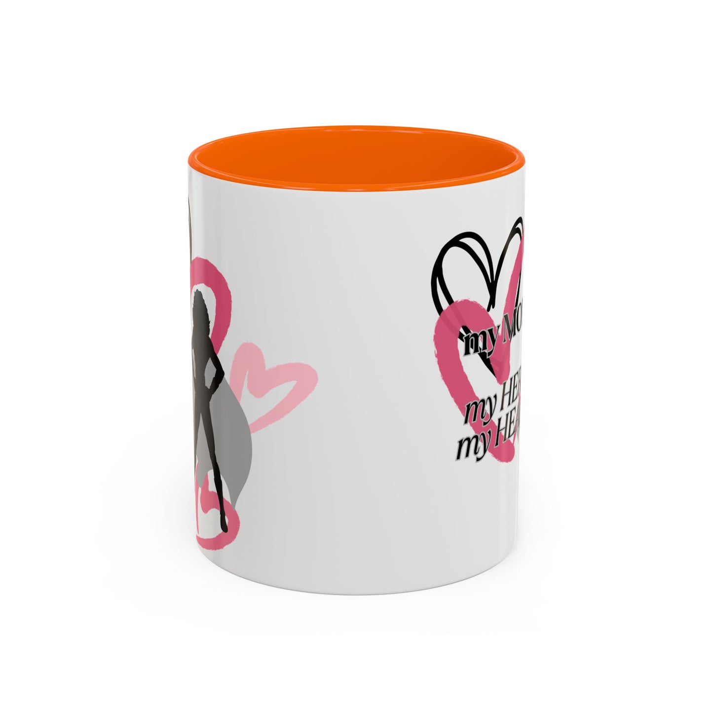 My Mom My Hero My Heart Coffee Mug - Heartfelt Gift for Mother's Day