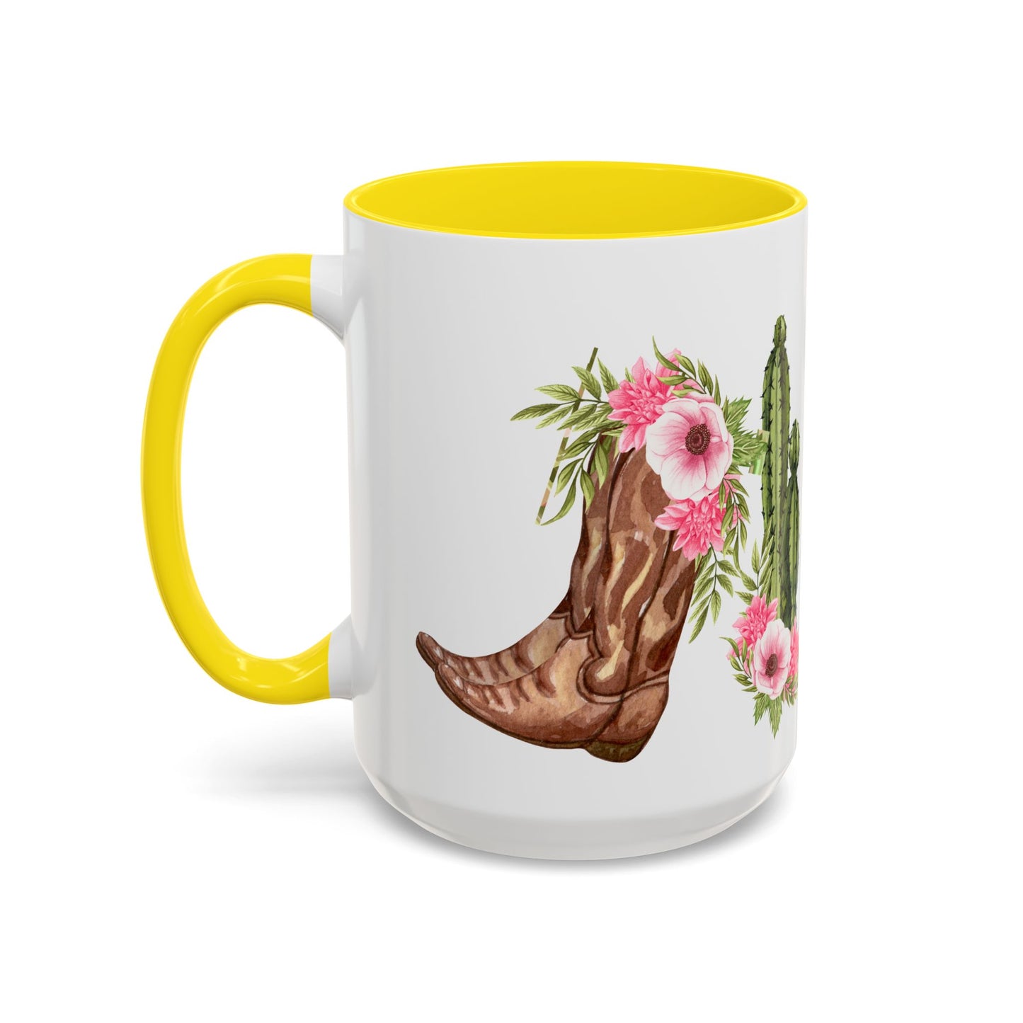 Texas MOM Accent Coffee Mug - Vibrant Floral Design for Mothers Day