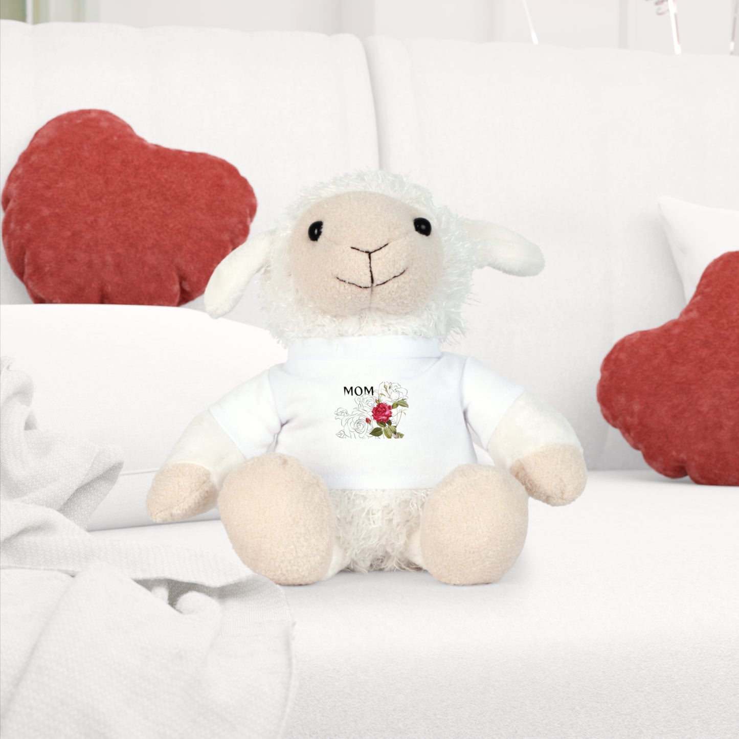 Mom - Floral T-Shirt Bear