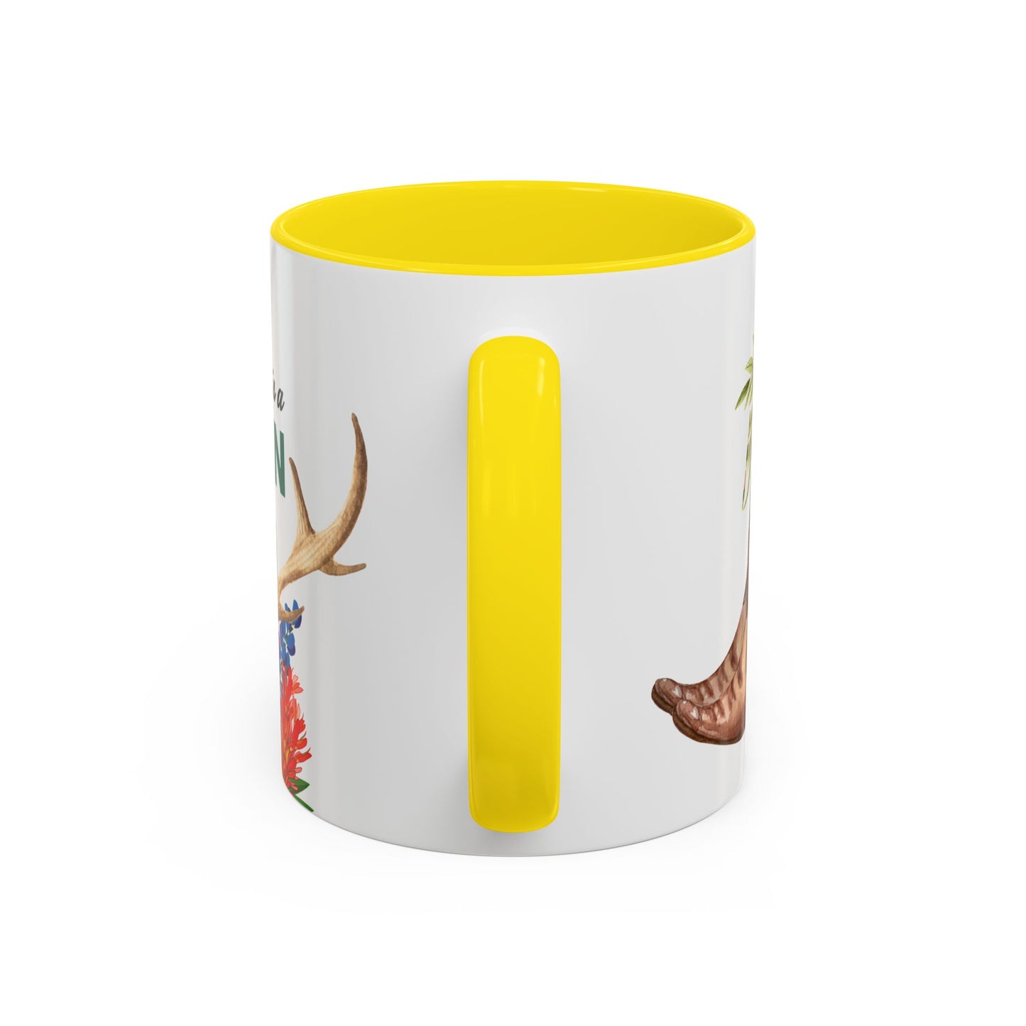 Texas MOM Accent Coffee Mug - Vibrant Floral Design for Mothers Day