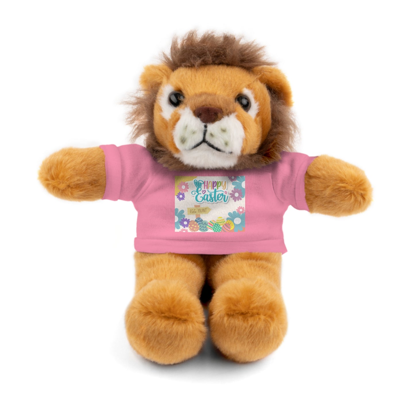 Happy Easter Stuffed Animal with T-Shirt