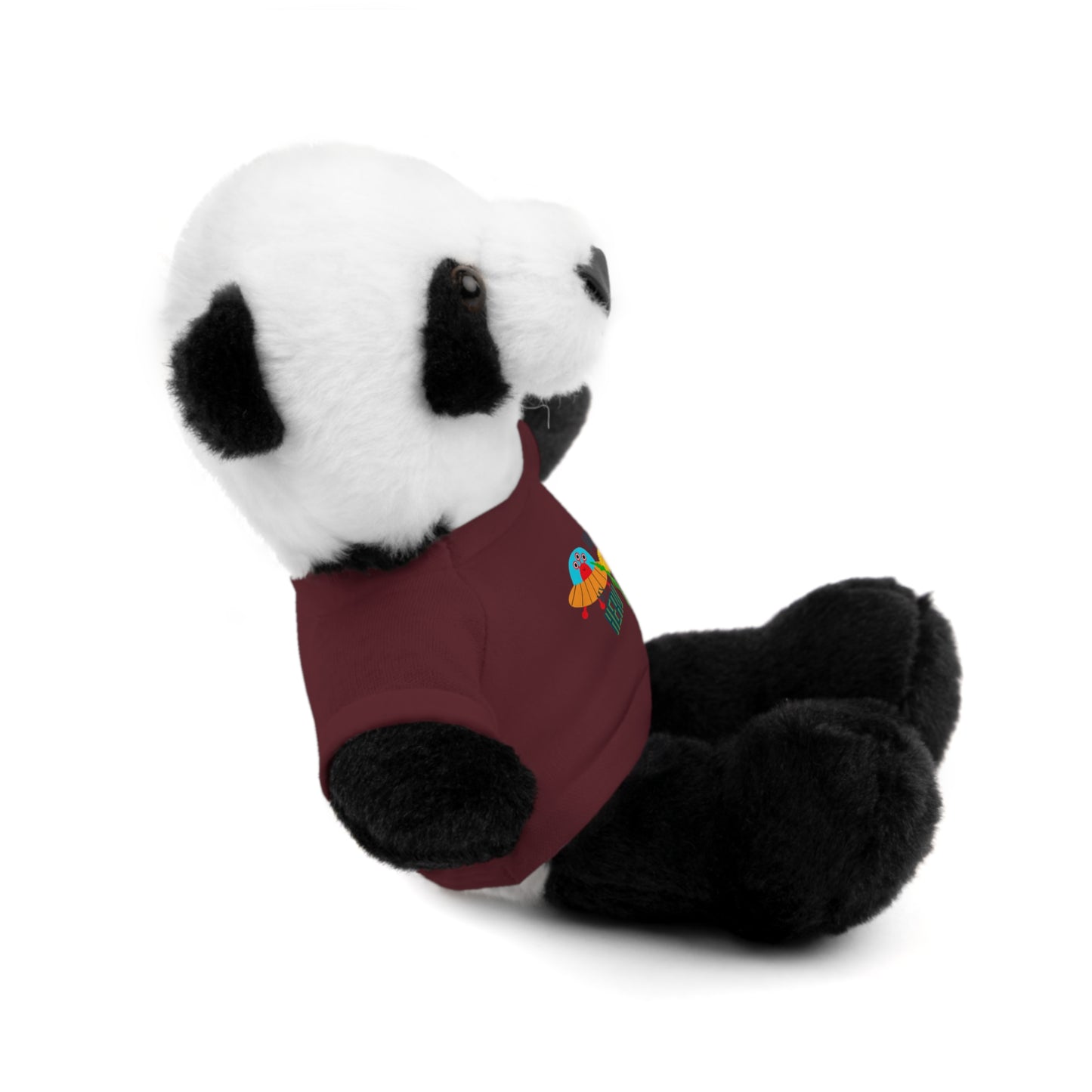 MOM is my Hero Stuffed Animal Tee Bear - Perfect Gift for Kids & Celebrations
