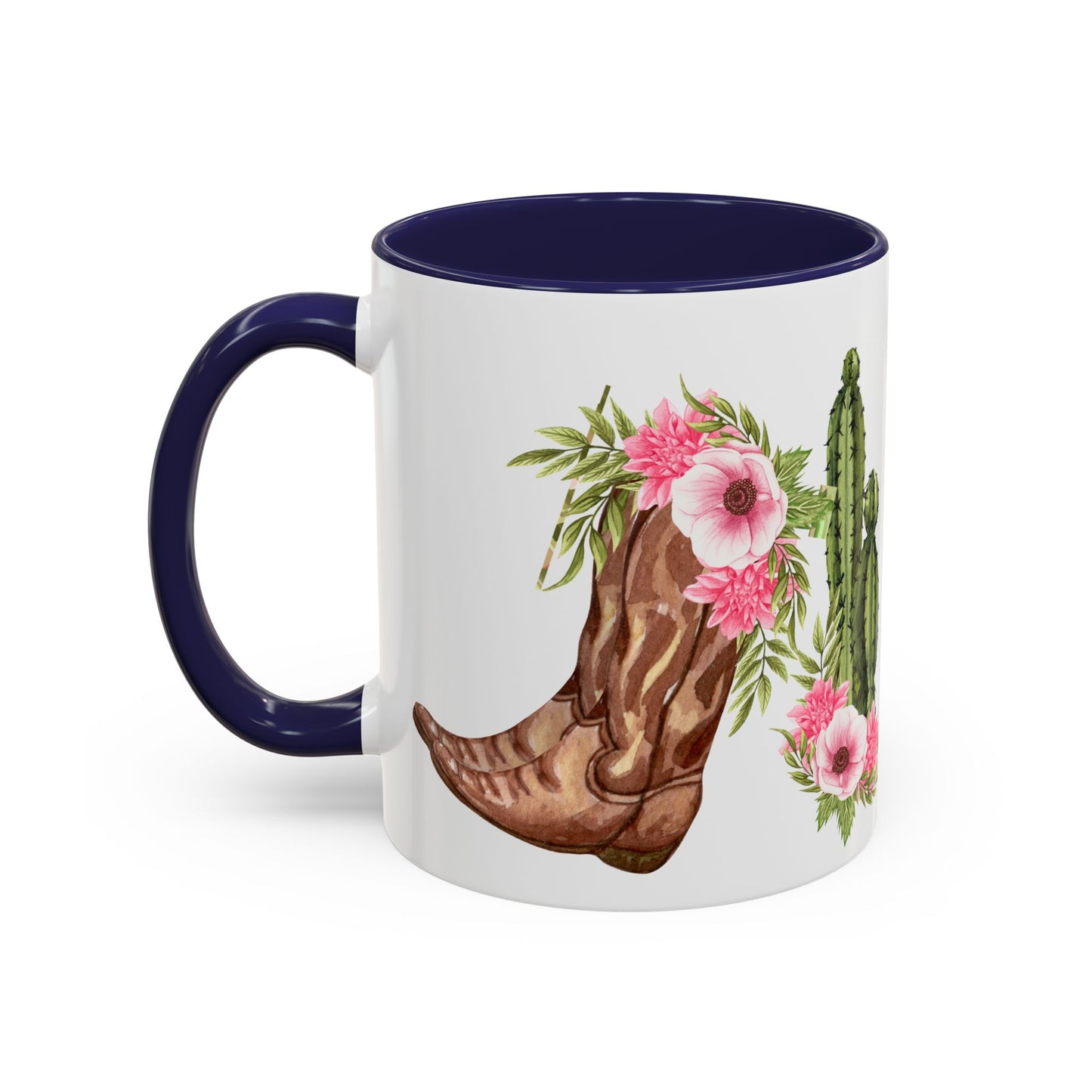 Texas MOM Accent Coffee Mug - Vibrant Floral Design for Mothers Day