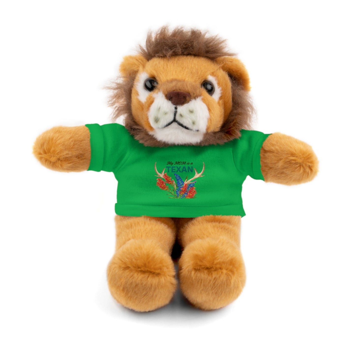 Texas MOM-Themed Stuffed Animal with Tee - Perfect Gift for Kids and Collectors