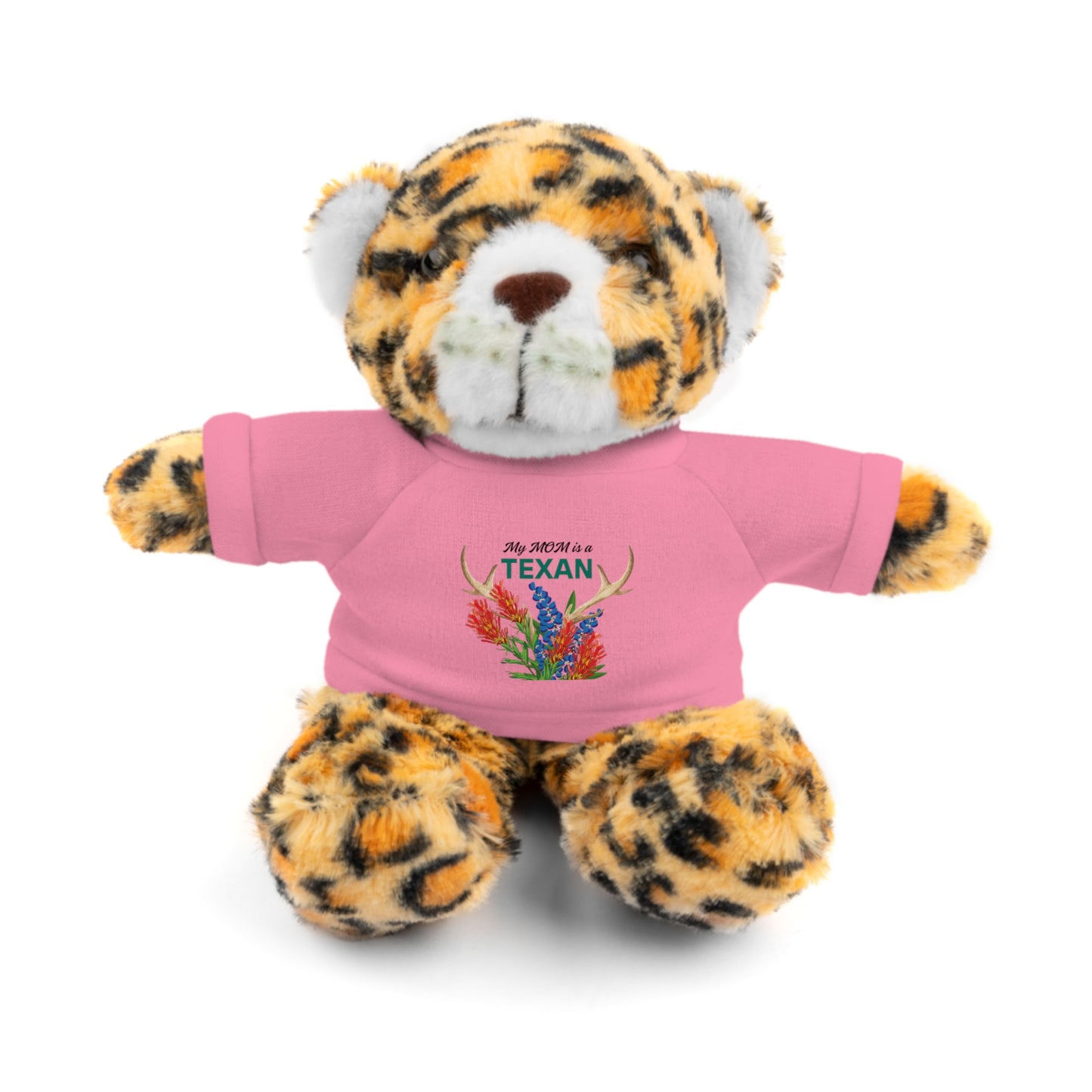 Texas MOM-Themed Stuffed Animal with Tee - Perfect Gift for Kids and Collectors