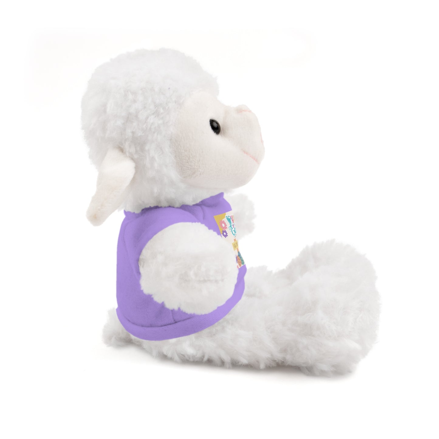 Happy Easter Stuffed Animal with T-Shirt