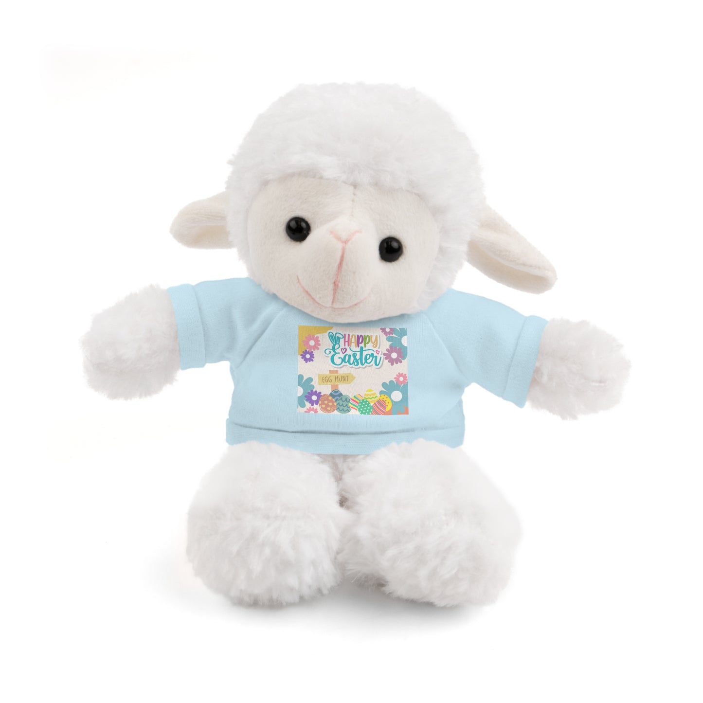Happy Easter Stuffed Animal with T-Shirt
