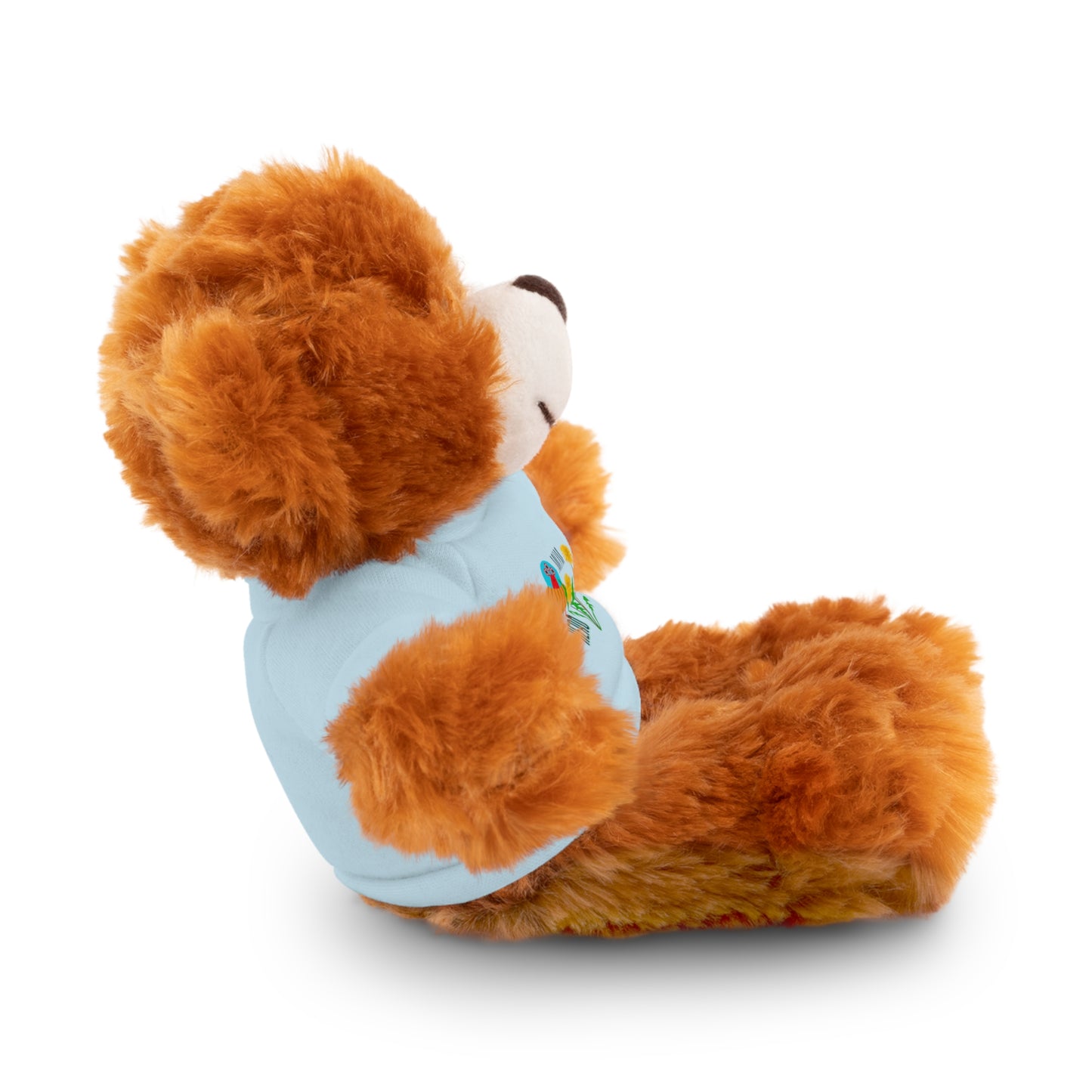 MOM is my Hero Stuffed Animal Tee Bear - Perfect Gift for Kids & Celebrations