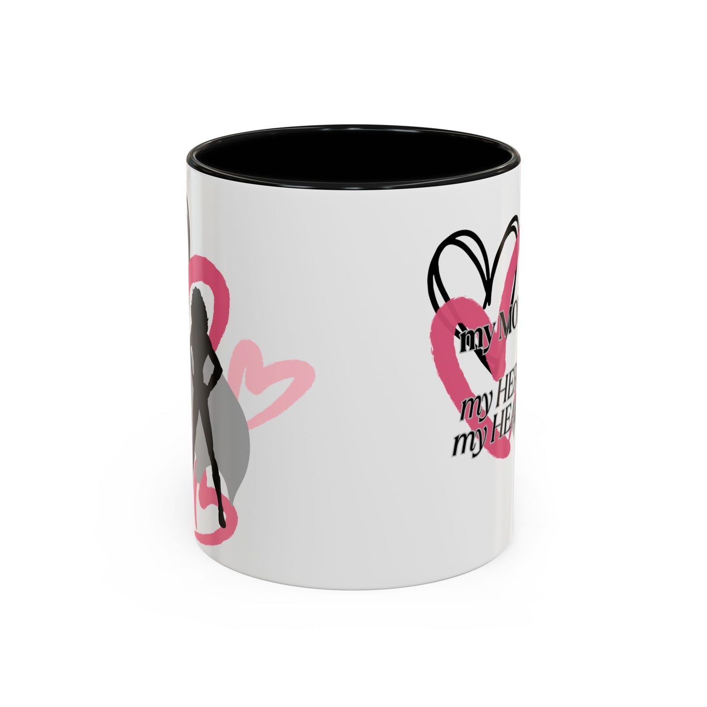 My Mom My Hero My Heart Coffee Mug - Heartfelt Gift for Mother's Day