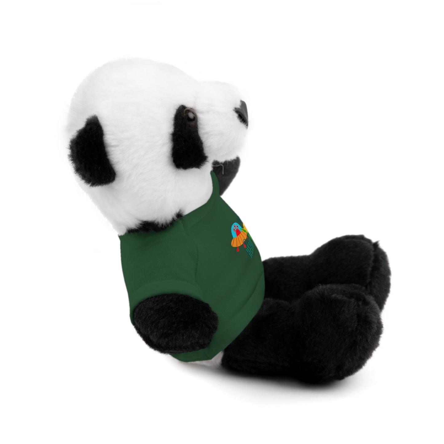 MOM is my Hero Stuffed Animal Tee Bear - Perfect Gift for Kids & Celebrations