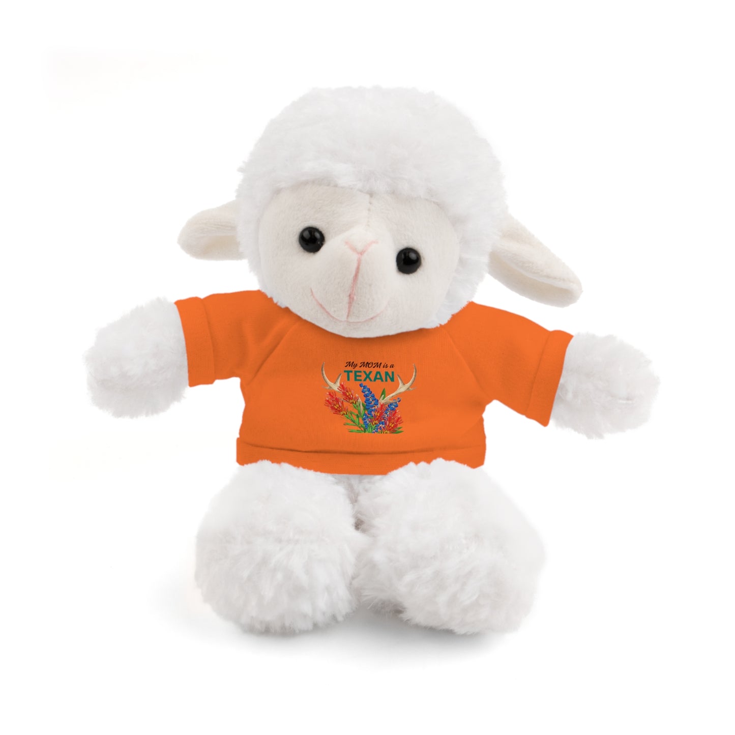 Texas MOM-Themed Stuffed Animal with Tee - Perfect Gift for Kids and Collectors