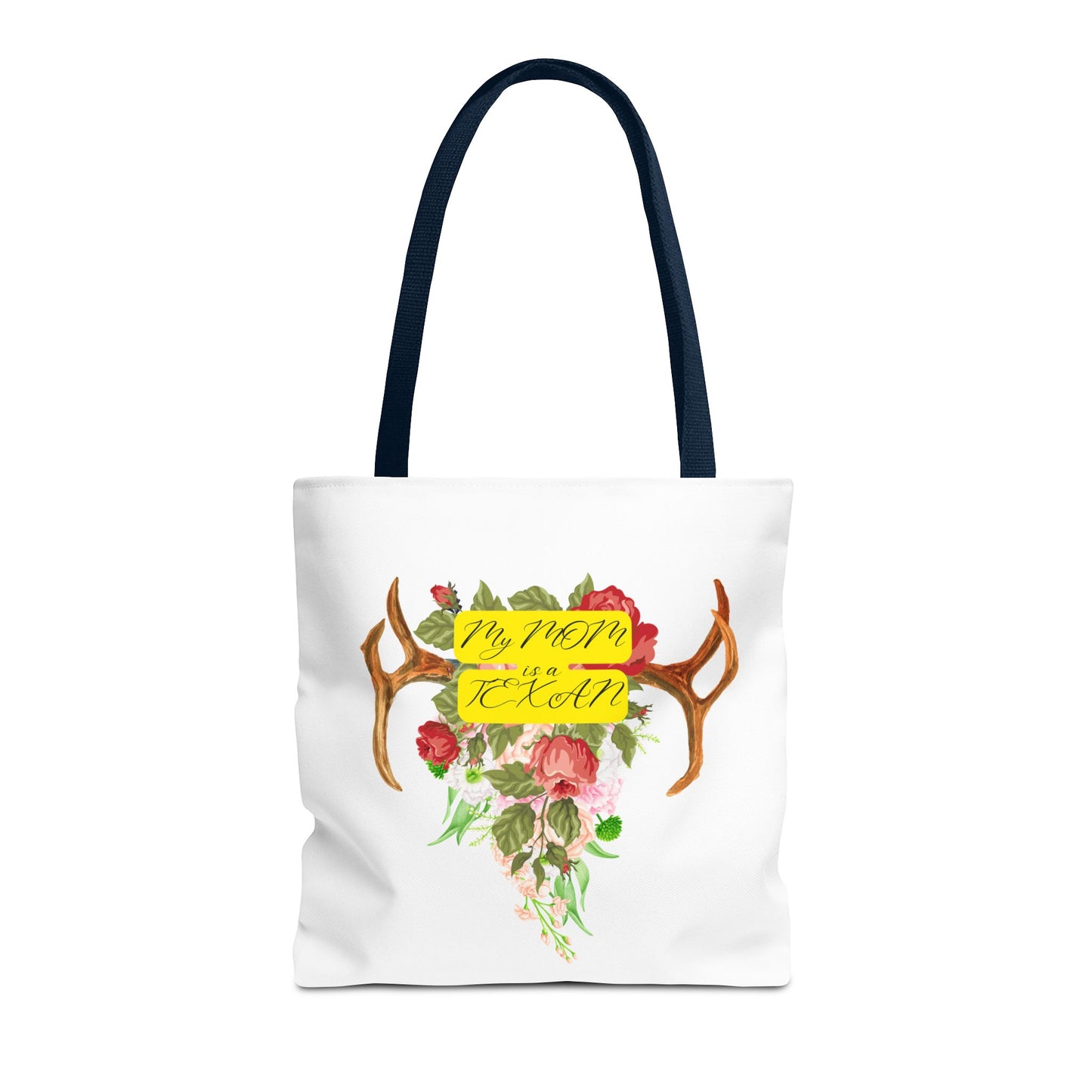 My MOM is a Texan Floral Western Tote Bag - Perfect for Moms Who Love Texas