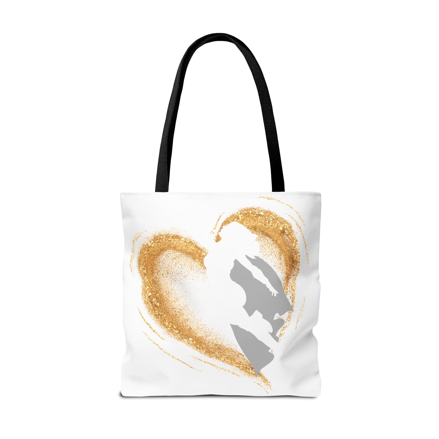 My Mom, My Hero Tote Bag - Heart Design for Mother's Day and Everyday Use