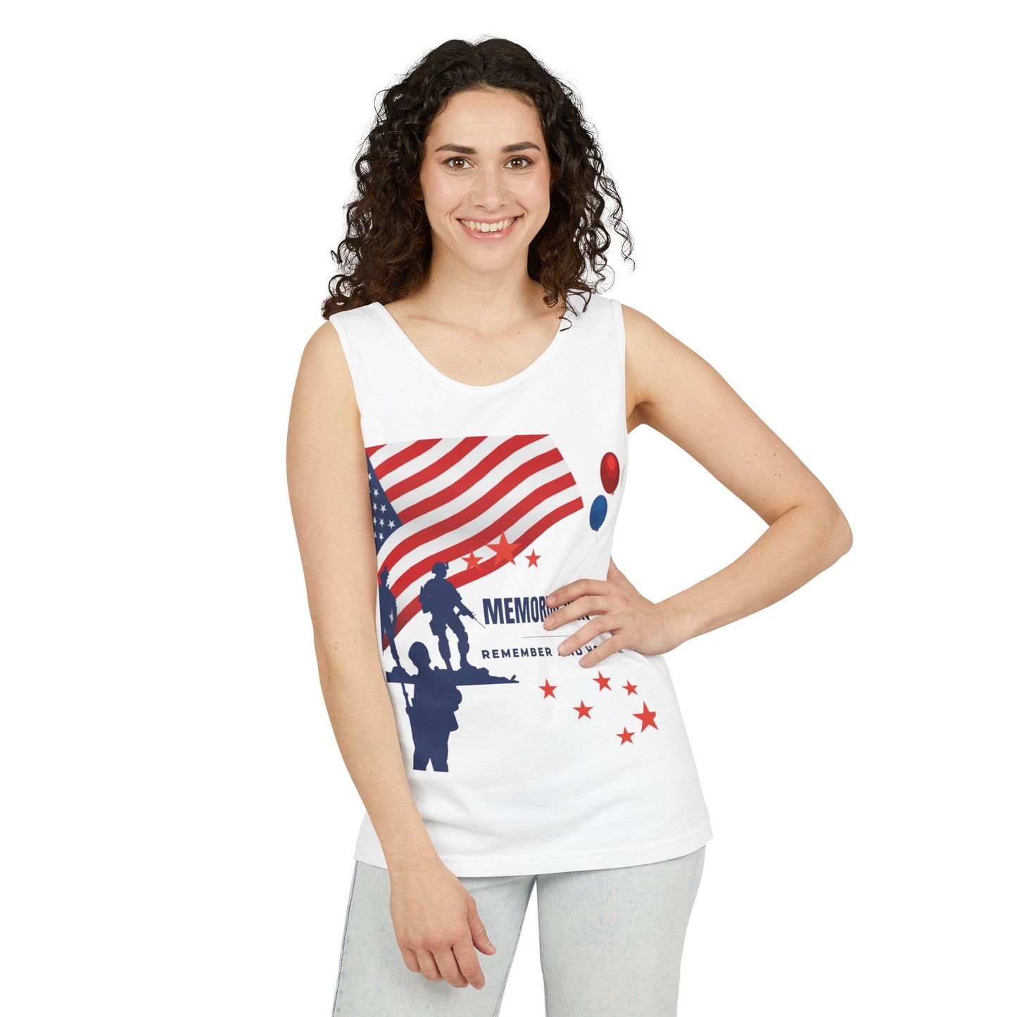 Memorial Day Tank Top, Unisex Independence Day Tee, Summer BBQ Apparel, Veterans Day Clothing