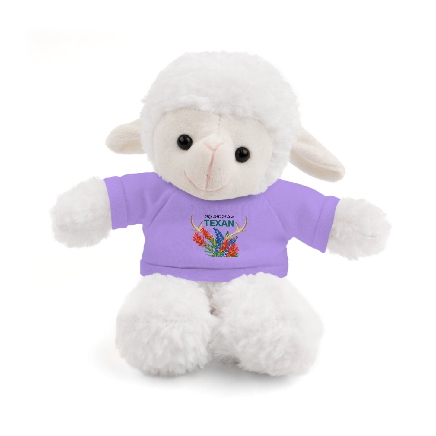 Texas MOM-Themed Stuffed Animal with Tee - Perfect Gift for Kids and Collectors