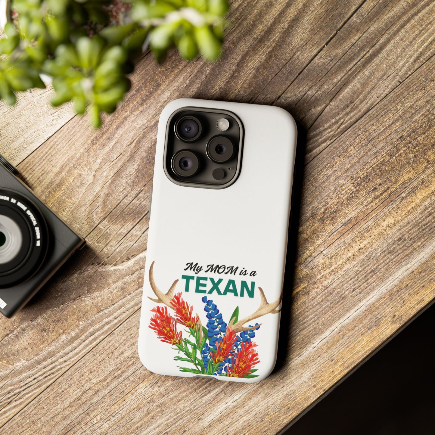 Texas MOM Phone Case - Tough & Stylish Floral Design