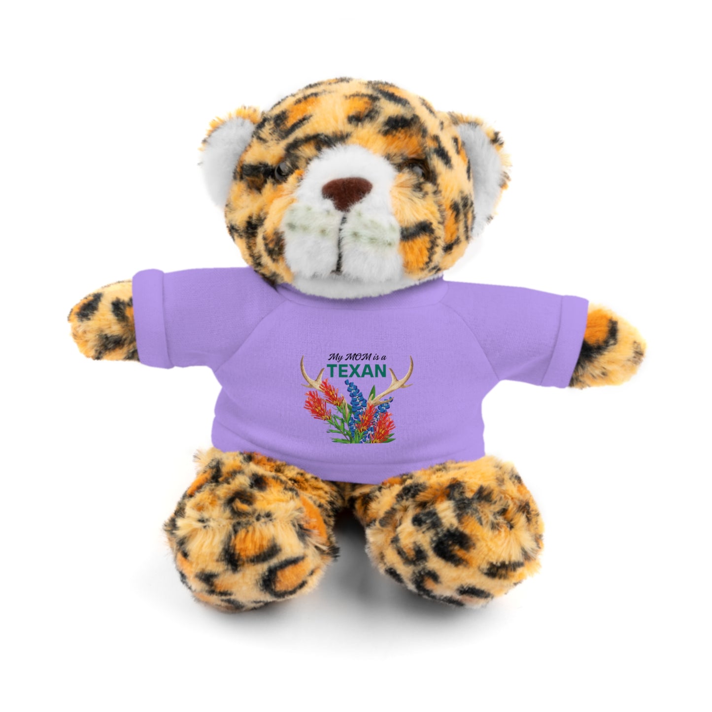 Texas MOM-Themed Stuffed Animal with Tee - Perfect Gift for Kids and Collectors