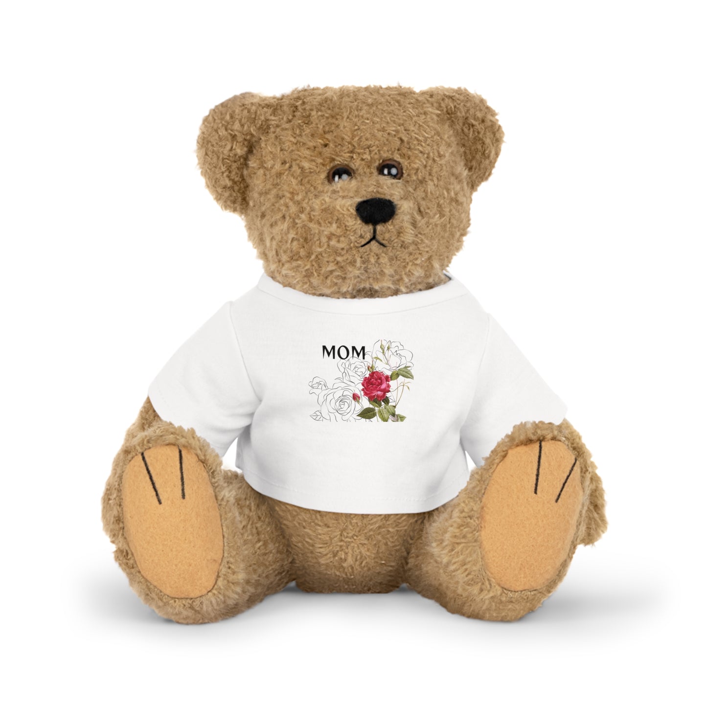 Mom - Floral T-Shirt Bear