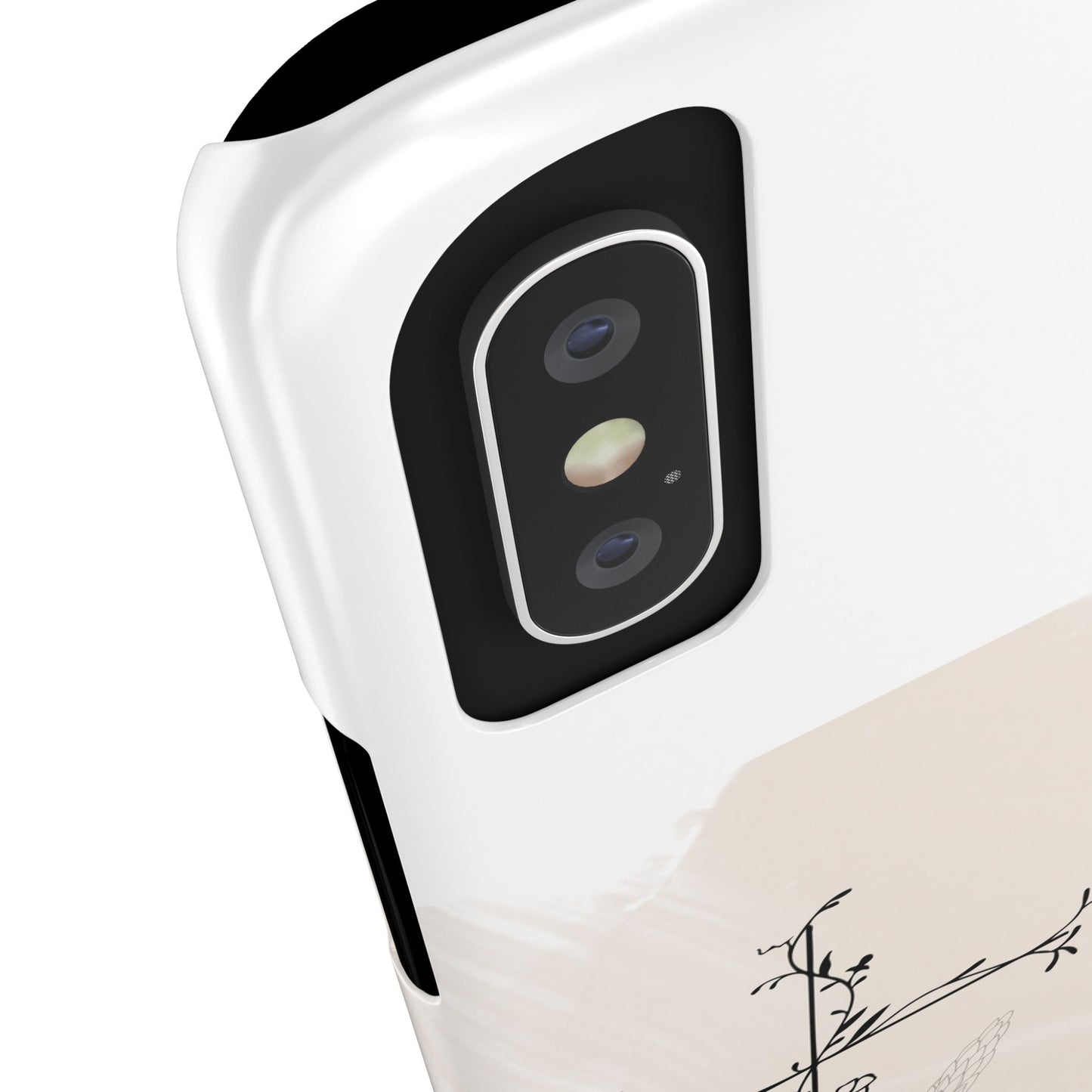 Floral Love Happens Phone Case - Slim Design for Nature Lovers
